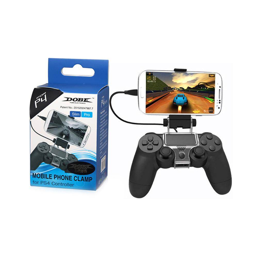 (without Game Controller)Wireless handle bracket   Game Controller Bracket Mobile Phone Game Pad Mount Bracket Hand Grip Stand Controller Gamepad Adjustable Clip Holder  For PlayStation PS4