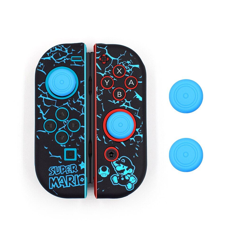 Solft Silicone Case for Nintendo Switch Oled Joycon Cover Case with Thumbstick caps for NS Switch Controller Grip Joy-con Cover