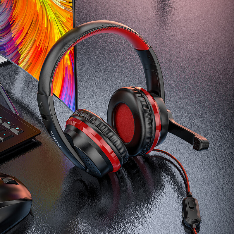 HOCO W103 Headset Headphone Wired Game Headset High-Quality with Mic