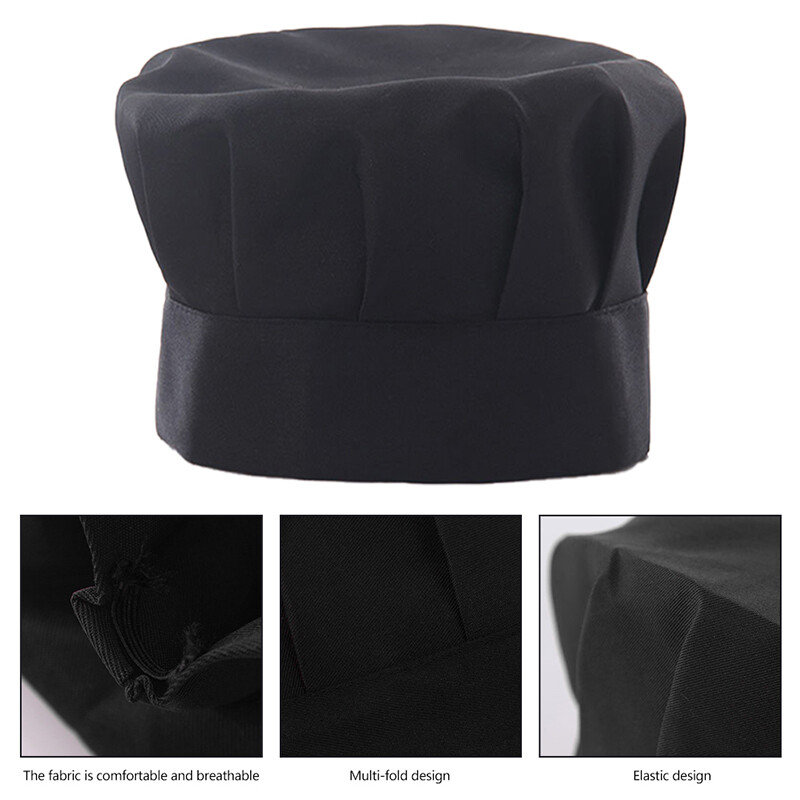 【YIDEA HONGKONG】Chef Hat Adult Adjustable Baker Kitchen Cooking Chef Hat