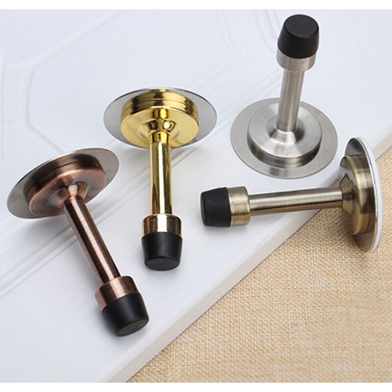 Stainless Steel Door Stopper Height Heavy Duty Door Holder Fast Mounted Catch Door Stop