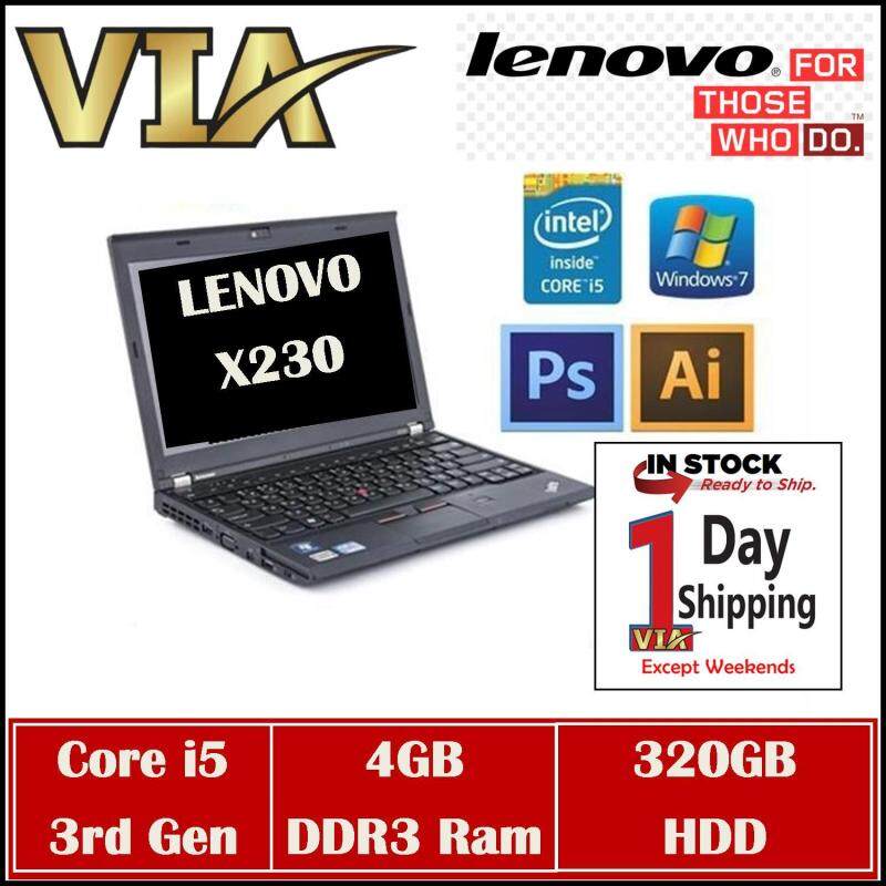(FREE SHIPPING) LENOVO Thinkpad X230 Ultrabook~Core i5~4Gb~320Gb HDD~W10 Malaysia