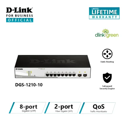 D-Link DGS-1210-10 10-Port Smart Managed Switches