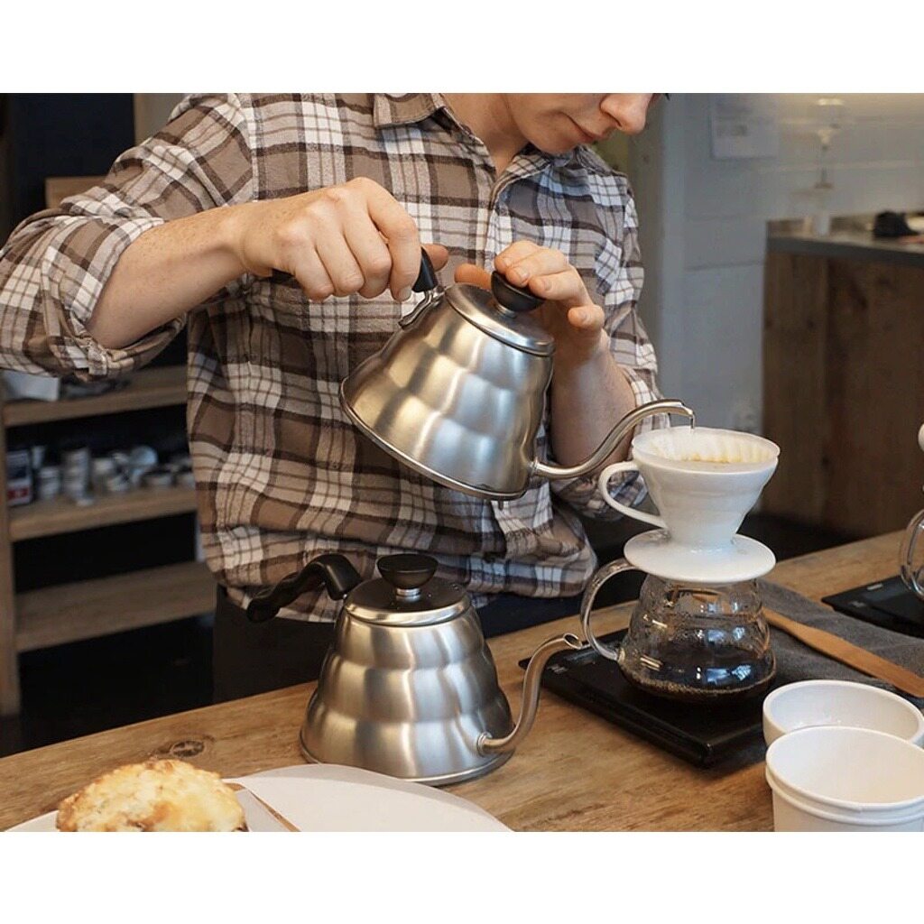 Phin pha cà phê gốm Hario V60 (Trắng)