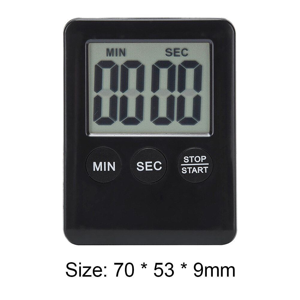 Super Thin LCD Digital Screen Kitchen Timer Cooking Countdown Alarm Clock