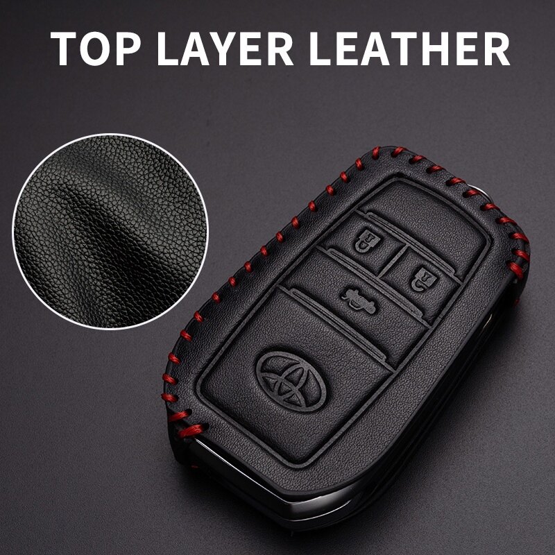 Bao Da Chìa Khóa Móc Khóa Xe Hơi Toyota Đồ Bảo Vệ Móc Chìa Khóa Điều Khiển Từ Xa