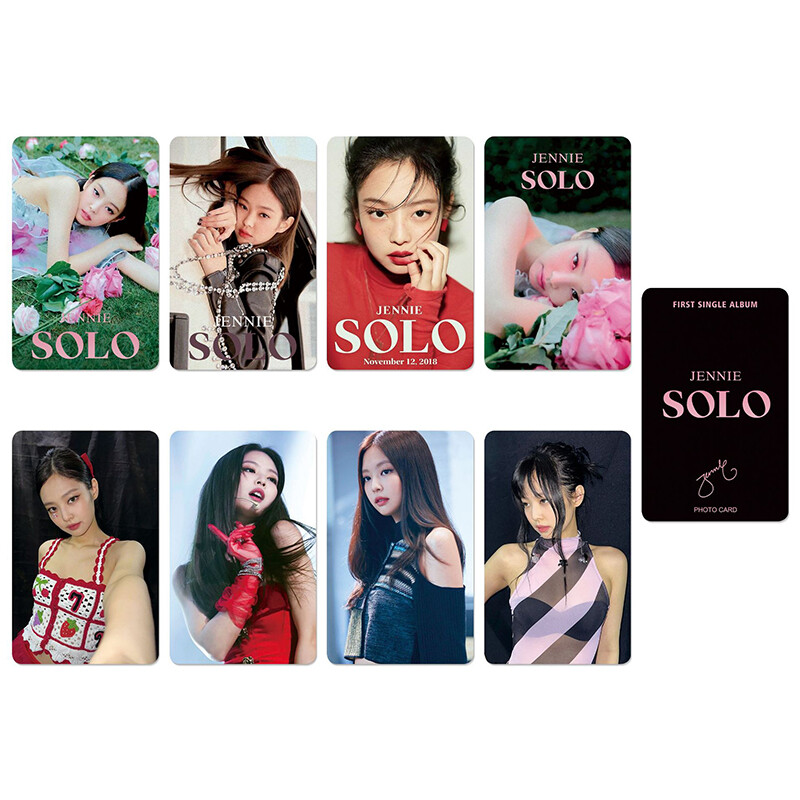 8pcs/set blackpink jisoo lisa jennie rose photocards me lalisa lomo card collection card postcard
