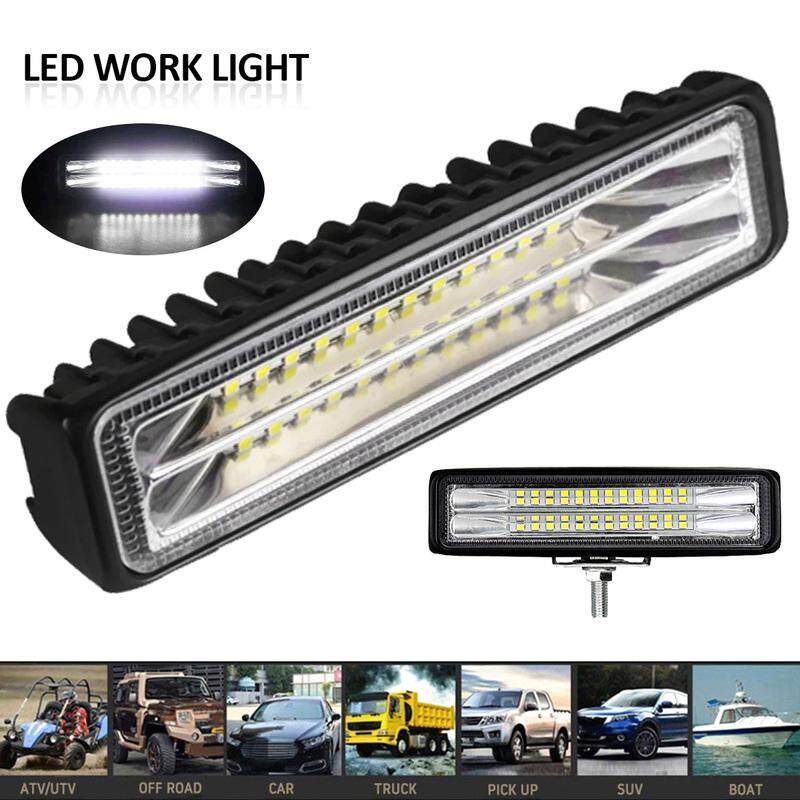 Led Car Light Bar 12v24v 72w 6000k Car Led Work Light Ip67 Waterproof