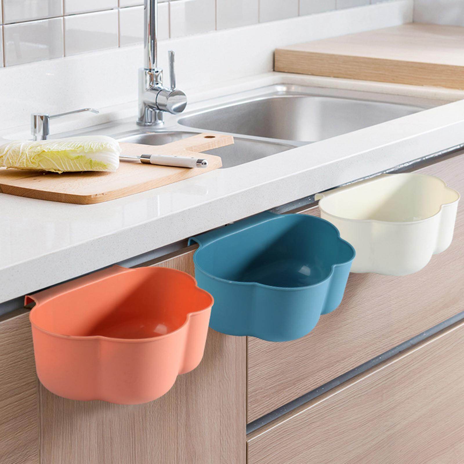 Blesiya THÙNG RÁC TREO Mini Sáng Tạo Gắn Tường Bền Cho Cửa Tủ Xe Hơi