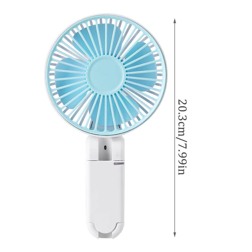 QUÁCH Cầm Tay Nhỏ Quạt Sạc Di Động Du Lịch Gấp Gọn Kẹp Người Hâm Mộ Gắn Trên Ô Dù
