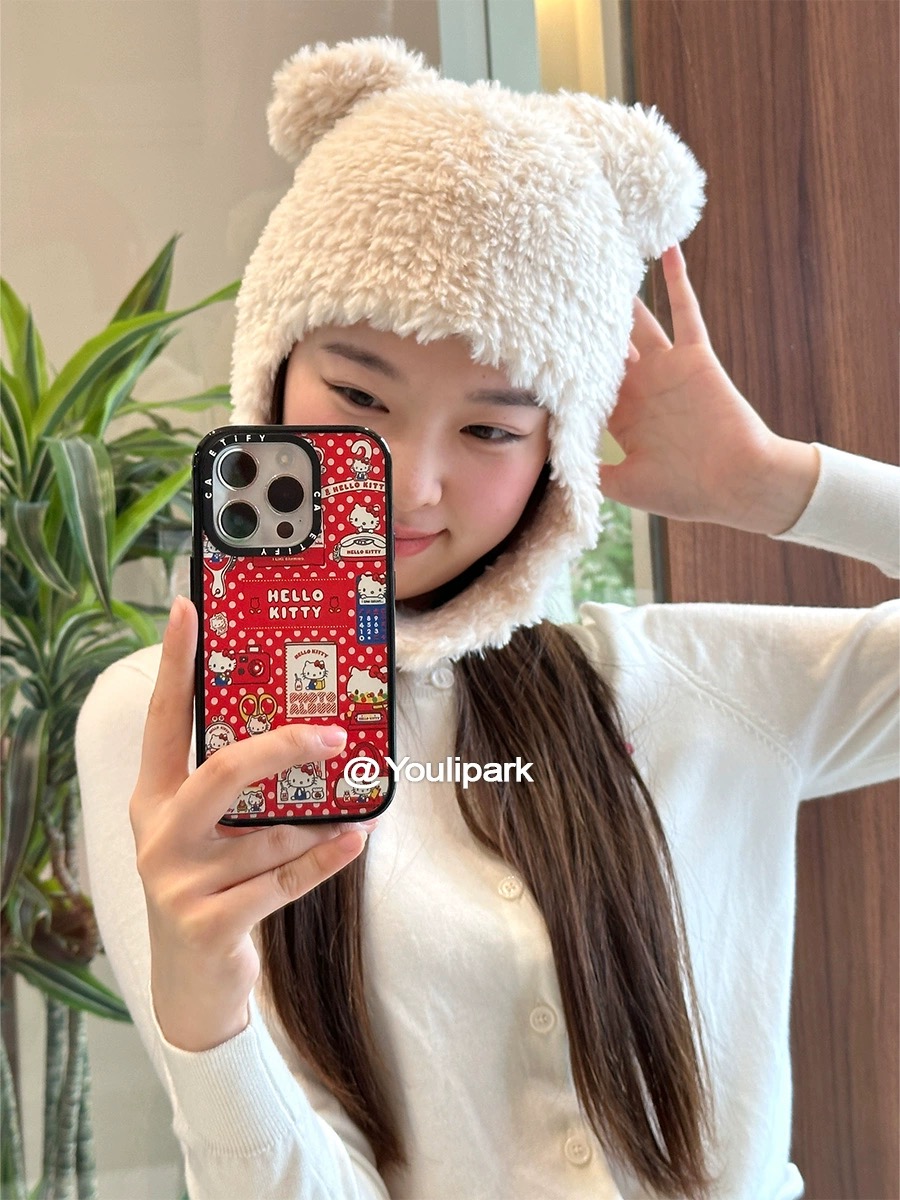 Casetify x Hello Kitty Ốp gương cho iPhone 15 Pro Max / iPhone 14 Pro Max / iPhone 13 Pro Max / iPhone 12 Pro Max / iPhone 11 vỏ điện thoại Vỏ bảo vệ