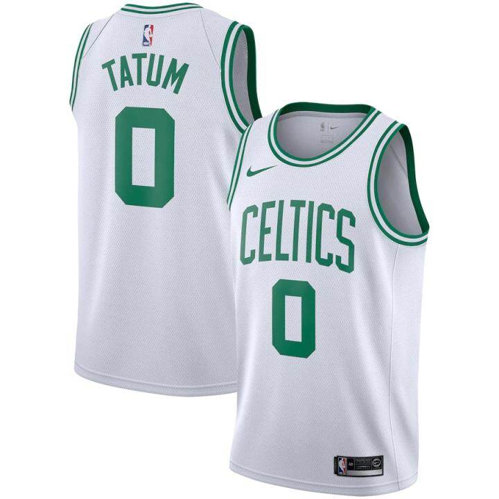 การแข่งขันชุด NBA͛A เสื้อบาสเกตบอลเซลติกบอสตัน Jayson Tatum ผู้เล่น Swingman Jersey - sdgasdgdhr