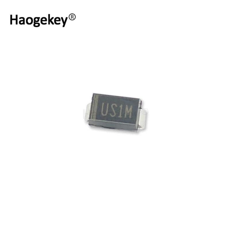 100pcs us1m her108 sma schottky diode 1a 1000v