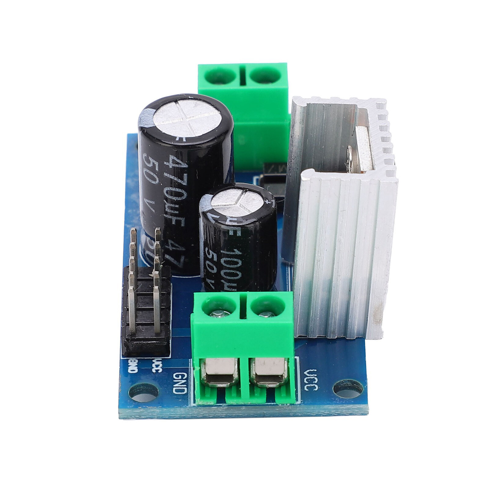 Stabilized Power Supply Module 3‑Ends PCB for Voltage Stabilization 12V 1.2A L7812 LM7812