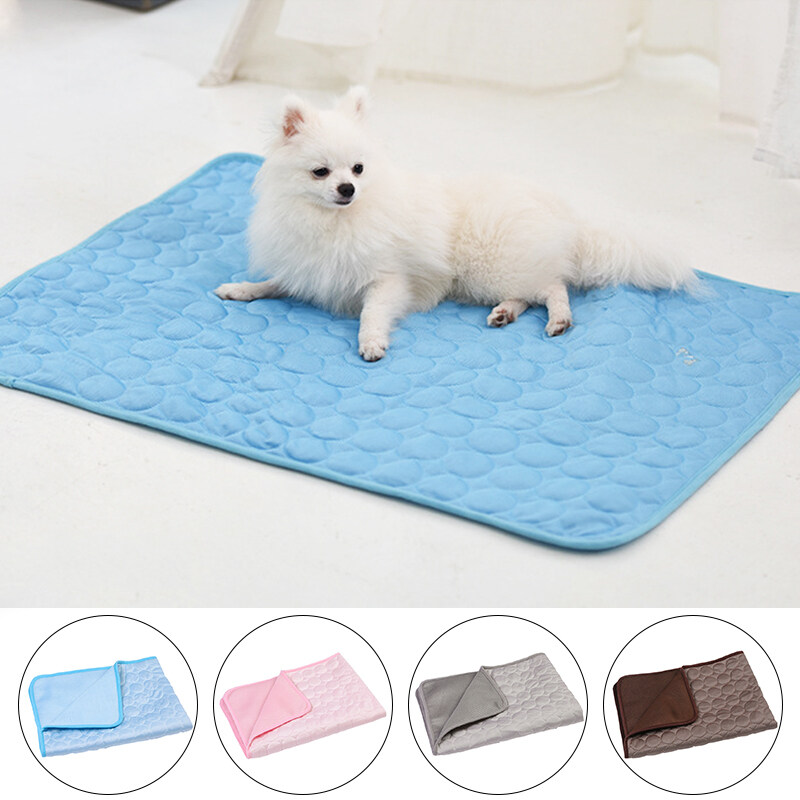 【Ready Stock】Pets Mùa Hè Miếng Đệm Làm Mát Vật Nuôi Túi Độn Đá Mát Thảm Sofa Di Động Tour Du Lịch Ngủ Phụ Kiện Thú Cưng (40Cm X 30Cm)