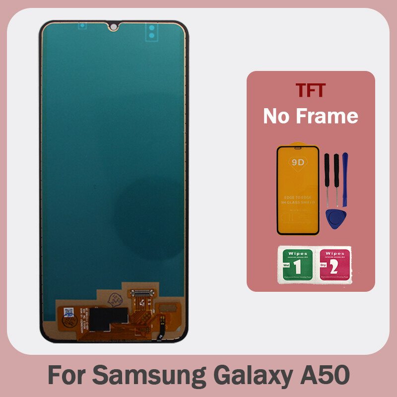 6.4 inches original for samsung galaxy a50 lcd display touch screen digitizer assembly parts for samsung a30 a50s sm-a507f, sm-a507fn lcd