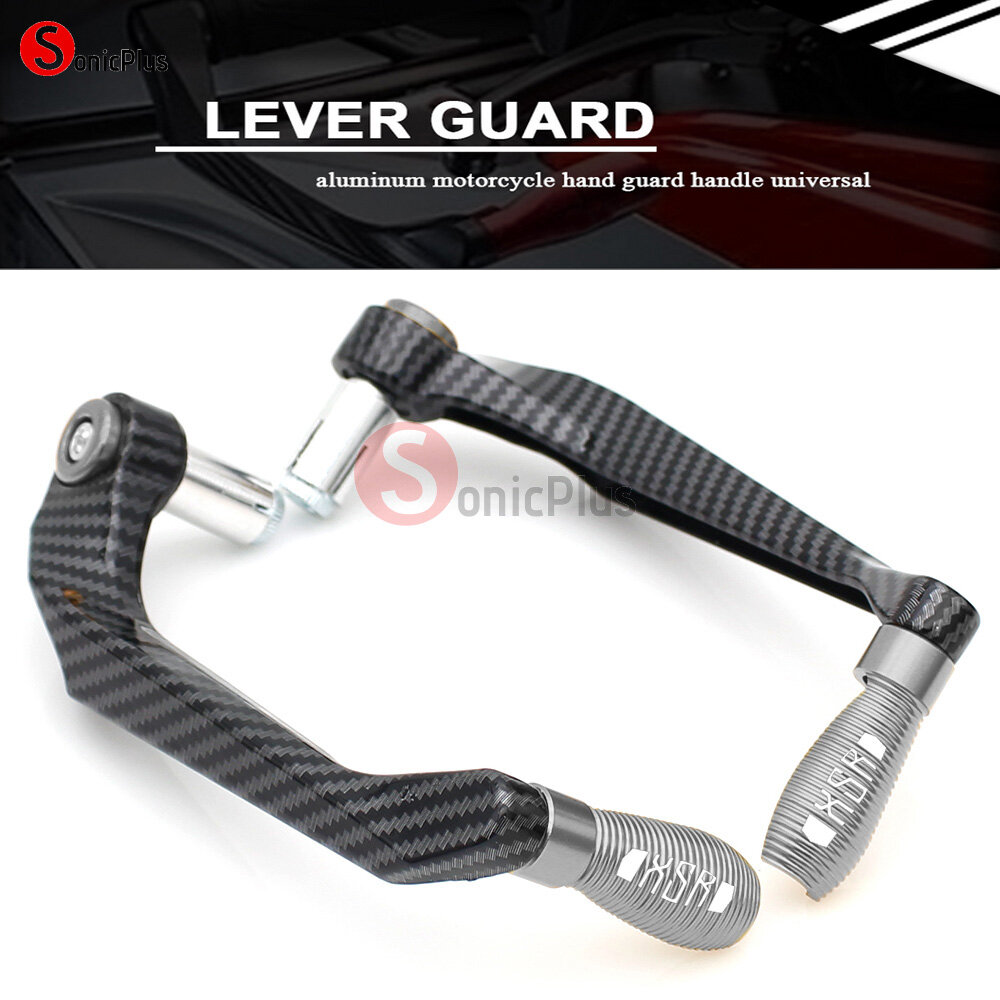 Cnc aluminum motorcycle handlebar brake clutch levers protector guard for yamaha xsr155 xsr700 xsr900 xsr125 xsr 125 155 700 900 handle bar moto parts bike