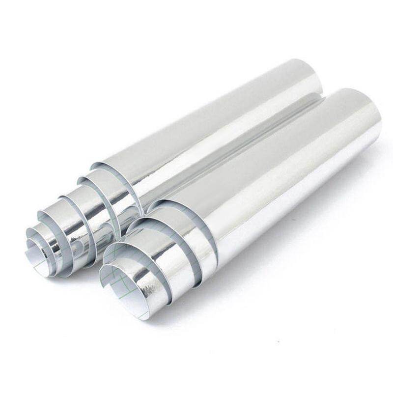 30x152cm Silver chrome mirror coated car sticker decals