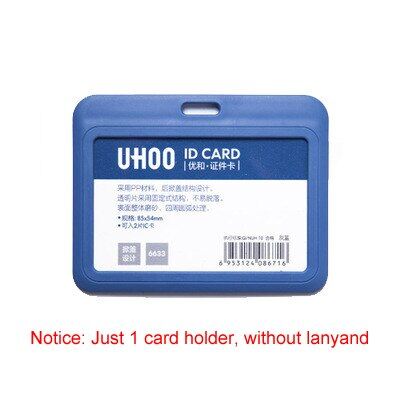 High Quality Plastic Card Holder Employee Name ID Card Cover Work Certificate Identity Badge Holders ID Business Case Office