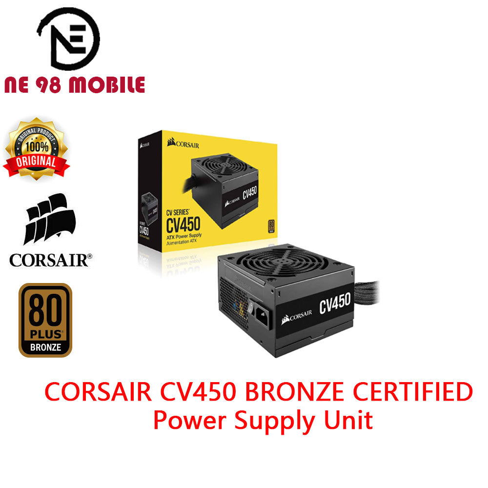 Corsair Cv450 450w 80 Plus Bronze Certified Power Supply Unit Sku Cp 909 Uk Lazada