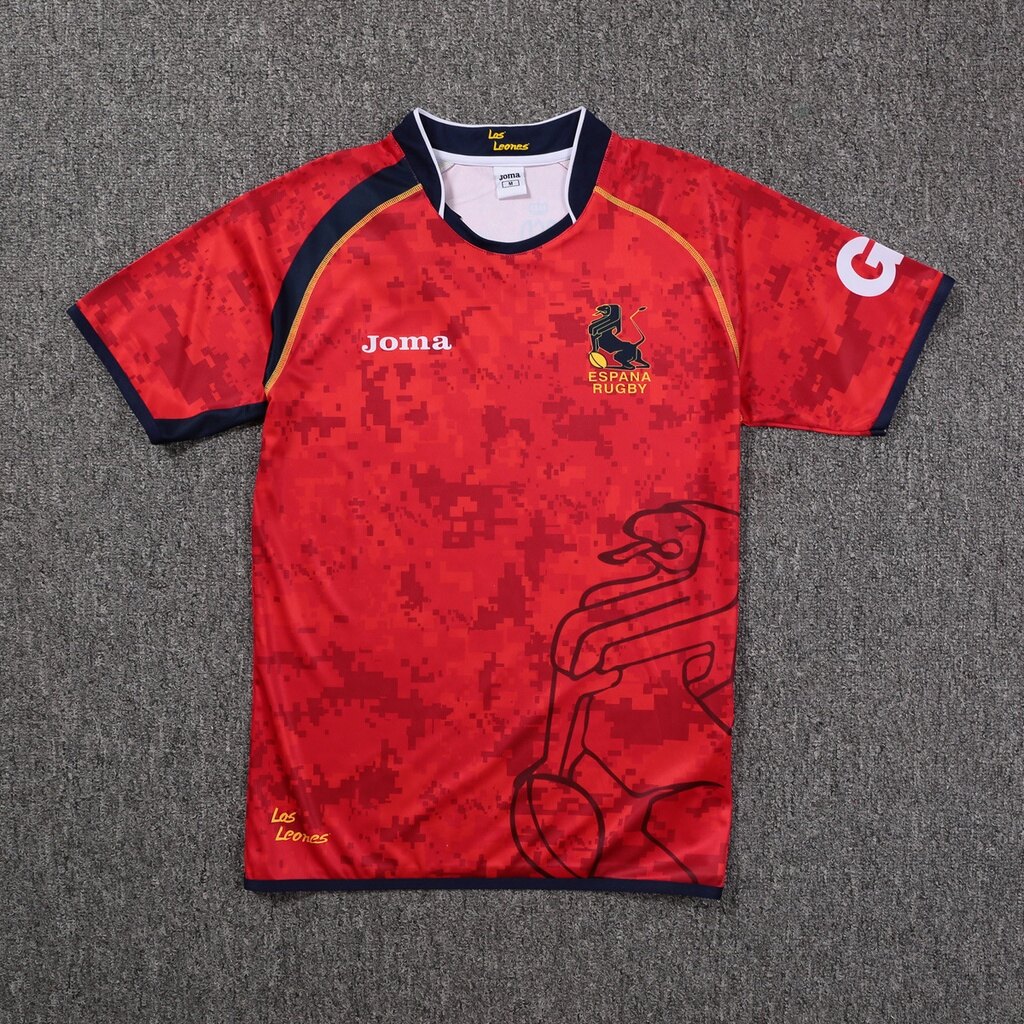 Spanish football suit 2017 spanish jersey spain men's rugby jerseys