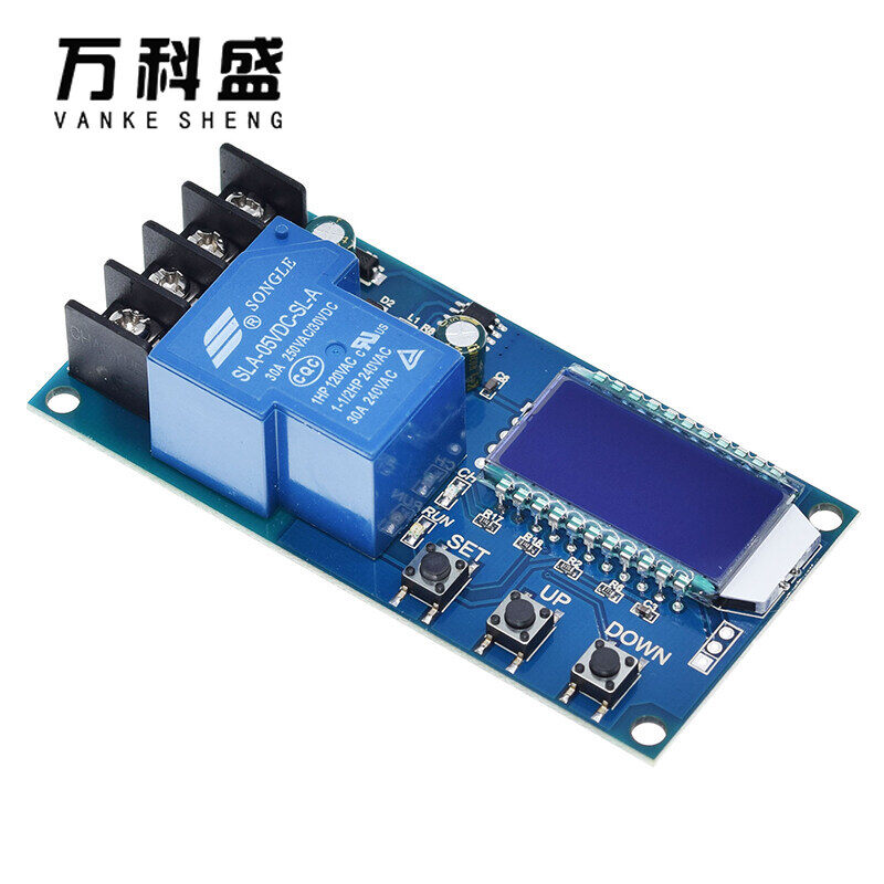 XY-L30A DC 6-60V 30A protection board battery LCD display charging control module charger time switch