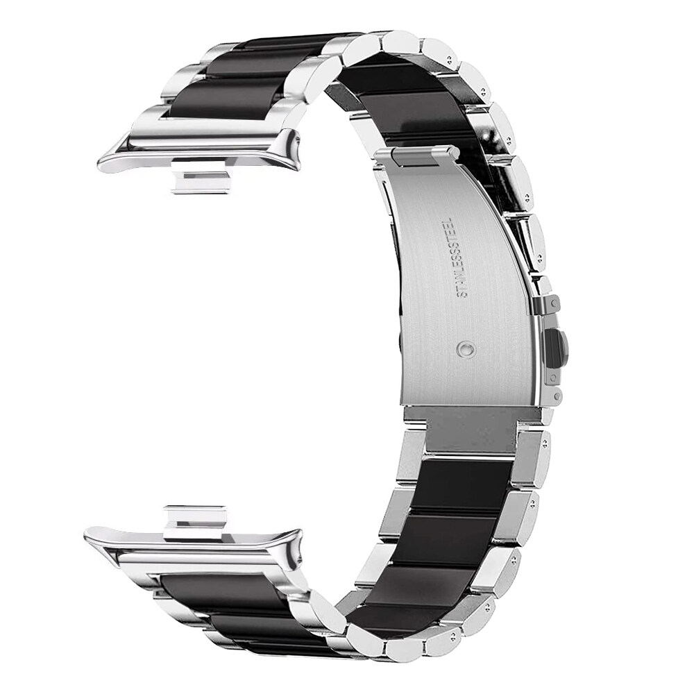 Dây đeo đồng hồ bằng thép không gỉ cho Xiaomi Mi Band 9 Pro Dây đeo đồng hồ thông minh Vòng đeo tay 