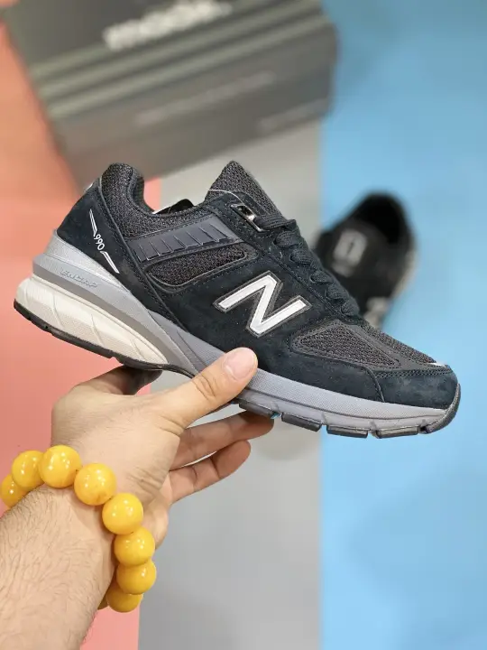 New Balanc M990v5 Running Shoes Unisex Black Lazada