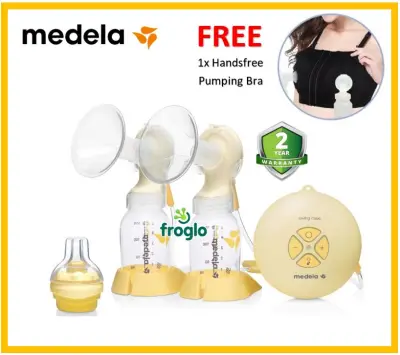 Medela Swing Maxi Double Electric Breast Pump FREE Handsfree Pumping Bra