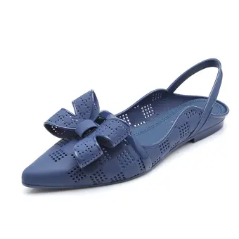 plastic bow sandals