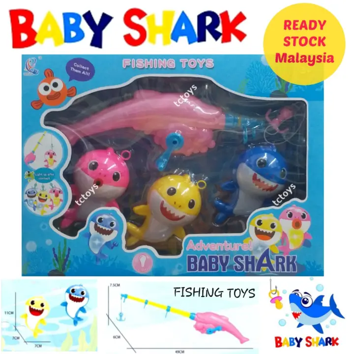 baby shark plastic figures