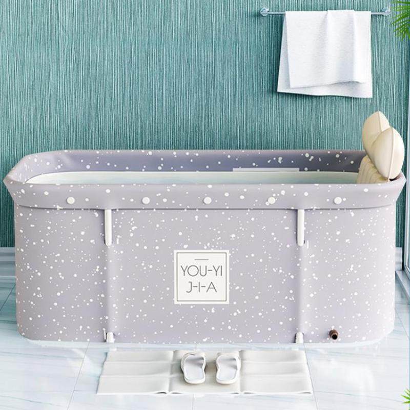 Buy Portable folding bathtub Movable lightweight and sturdy non-slip cylindrical barrel bathtub Family children bathtub Adult bathtub Student bathtub Family plunge pool Indoor spa bath Singapore