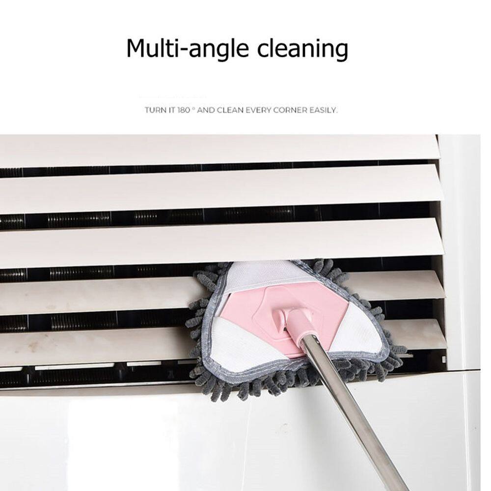 XUNJIE Multifunctional Replacement Flat Microfiber Wash Floors Dust Mop Mop Head Triangle Rag Mop Accessories