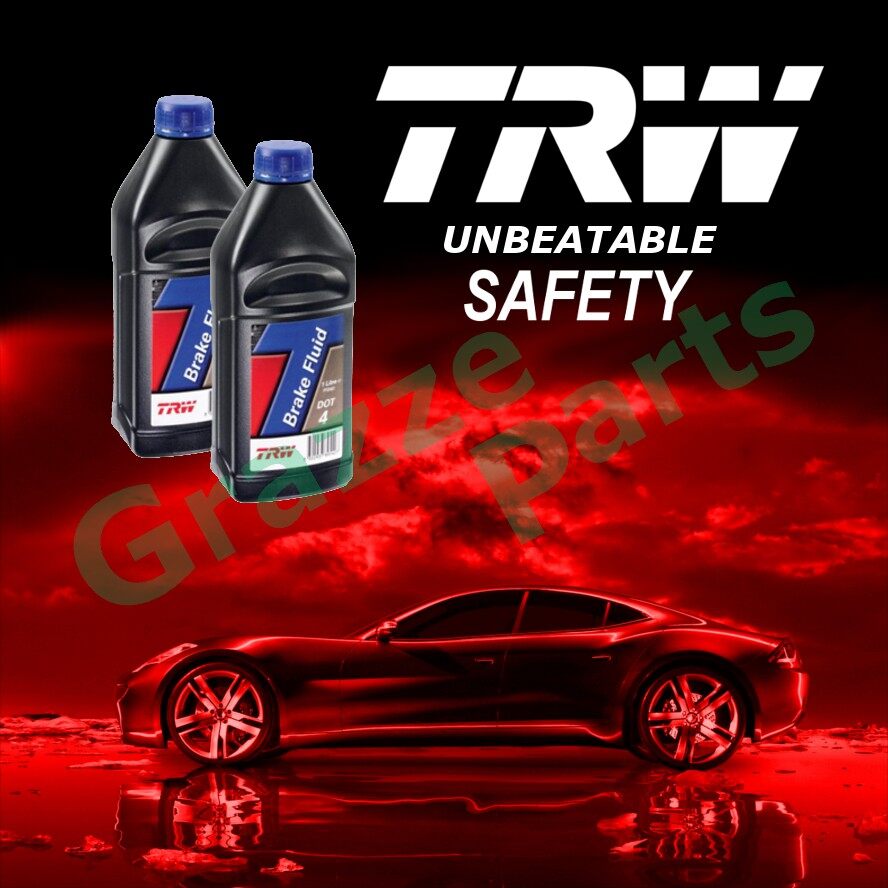 (1L) TRW Brake Fluid Dot4 Dot 4 Rigorously tested to guarantee safety