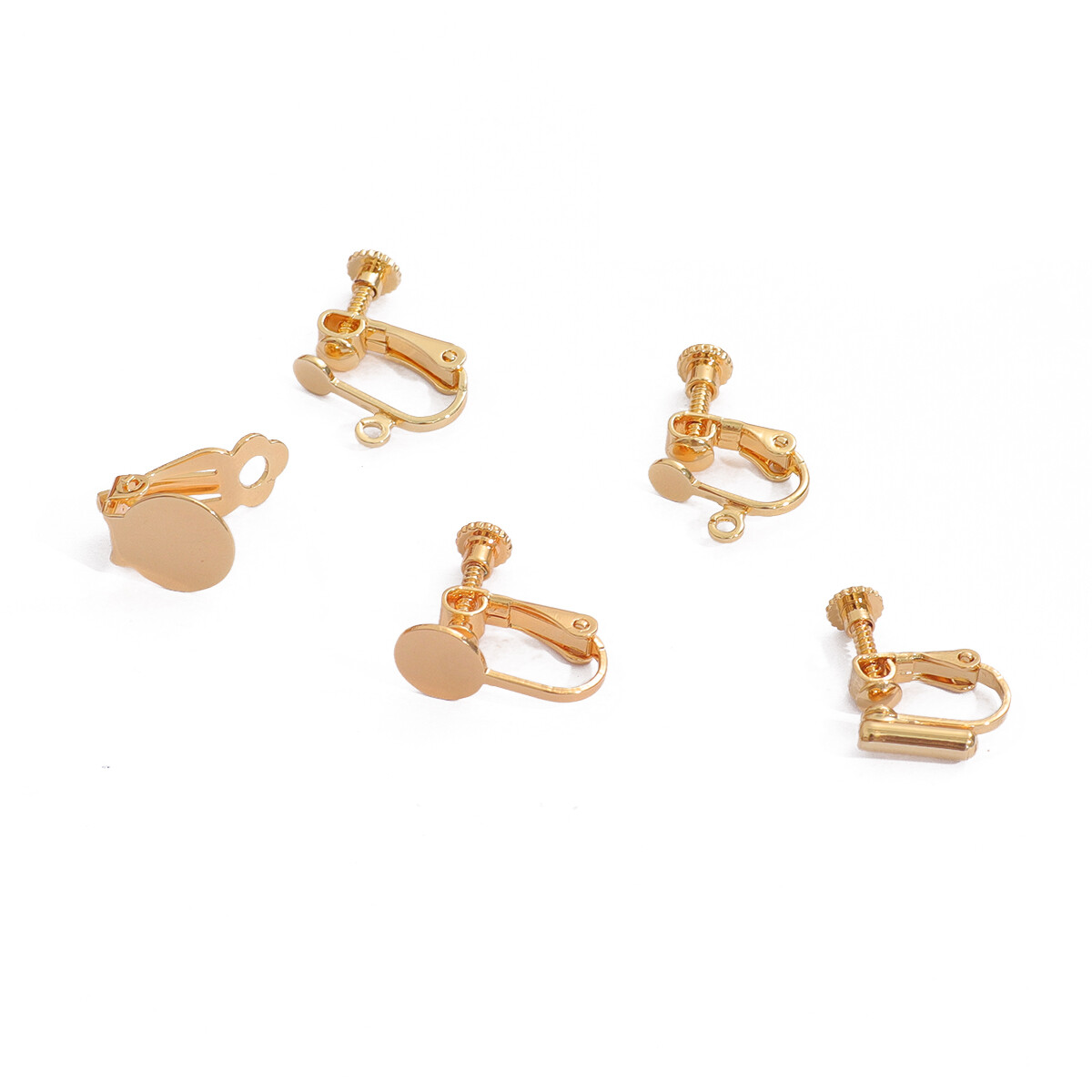 10 Cái/túi Đồng Với 18K Vàng Mạ Bông Tai Móc Clasp Đòn Bẩy Vòng Hở Lưng, Kẹp Bông Tai Tự Làm Móc Cài Phụ Kiện Làm Đồ Trang Sức