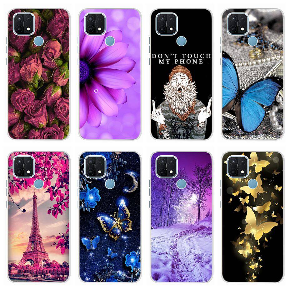 For Oppo A15 Case Stylish Printed Cover Soft Silicone Phone Case For OppoA15 A 15 Casing 6.52''