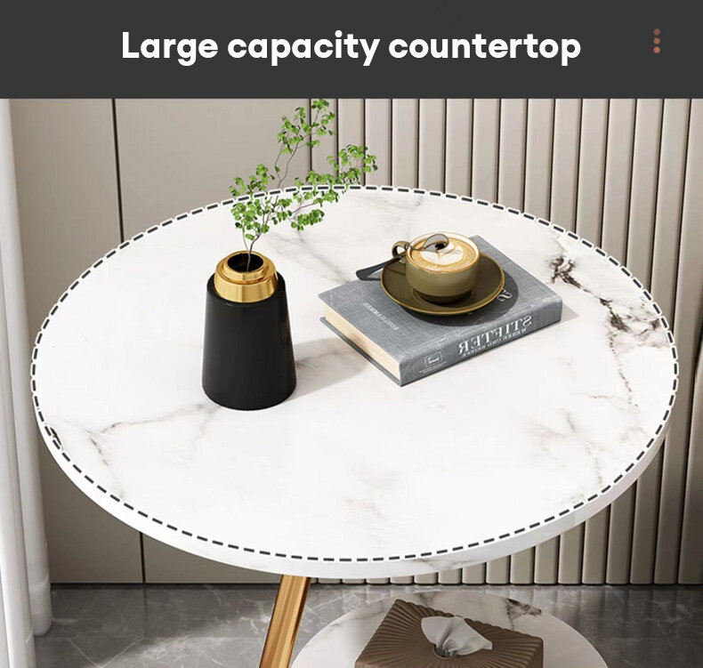 Coffee table small round table on the balcony coffee table sofa side table home decoration
