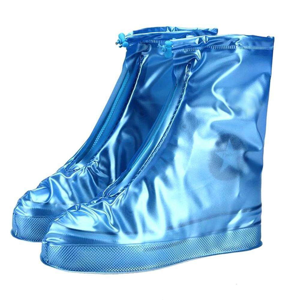 Women Girls Non-slip PVC Rainproof Shoe Covers Waterproof Protector Overshoes