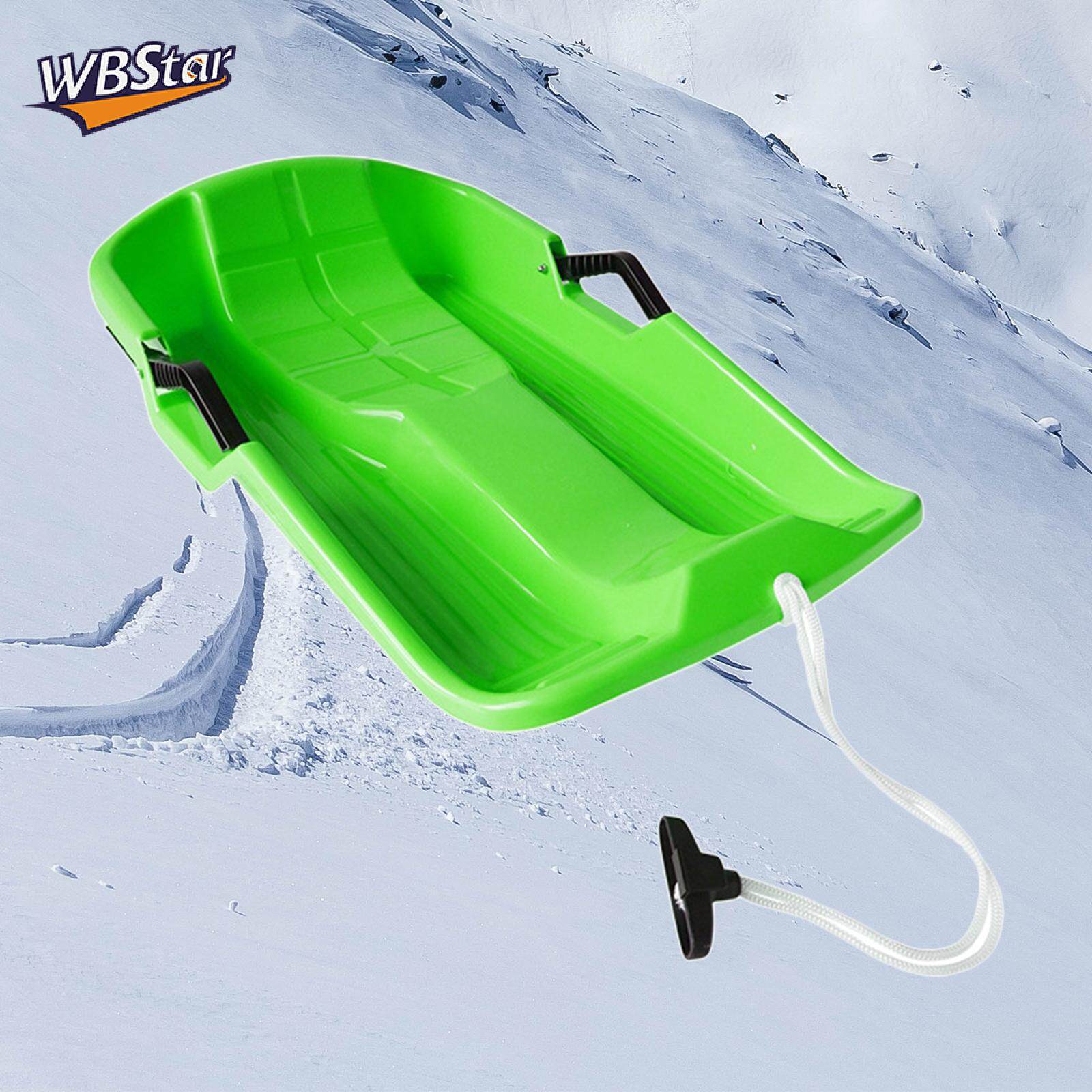 WBStar สโนว์บอร์ด Toboggan พร้อมกระดานเลื่อนทรายเชือกดึงสำหรับลานสกี