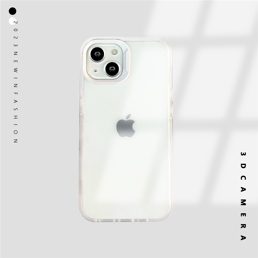 Matte clear phone case for iphone xr xs max casing 11 12 13 14 pro max back cover removable lens protection shockproof phone case for boy girl