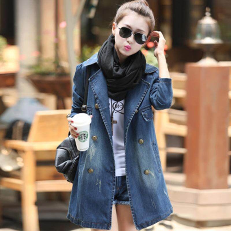 Denim Double Breasted Jacket - Best 