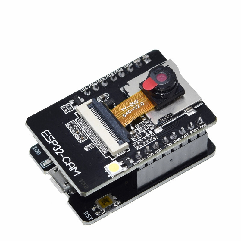 ESP32-CAM-MB WIFI ESP32 CAM Bluetooth Development Board with OV2640 Camera MICRO USB to Serial Port CH340G 4.75V-5.25V Nodemcu