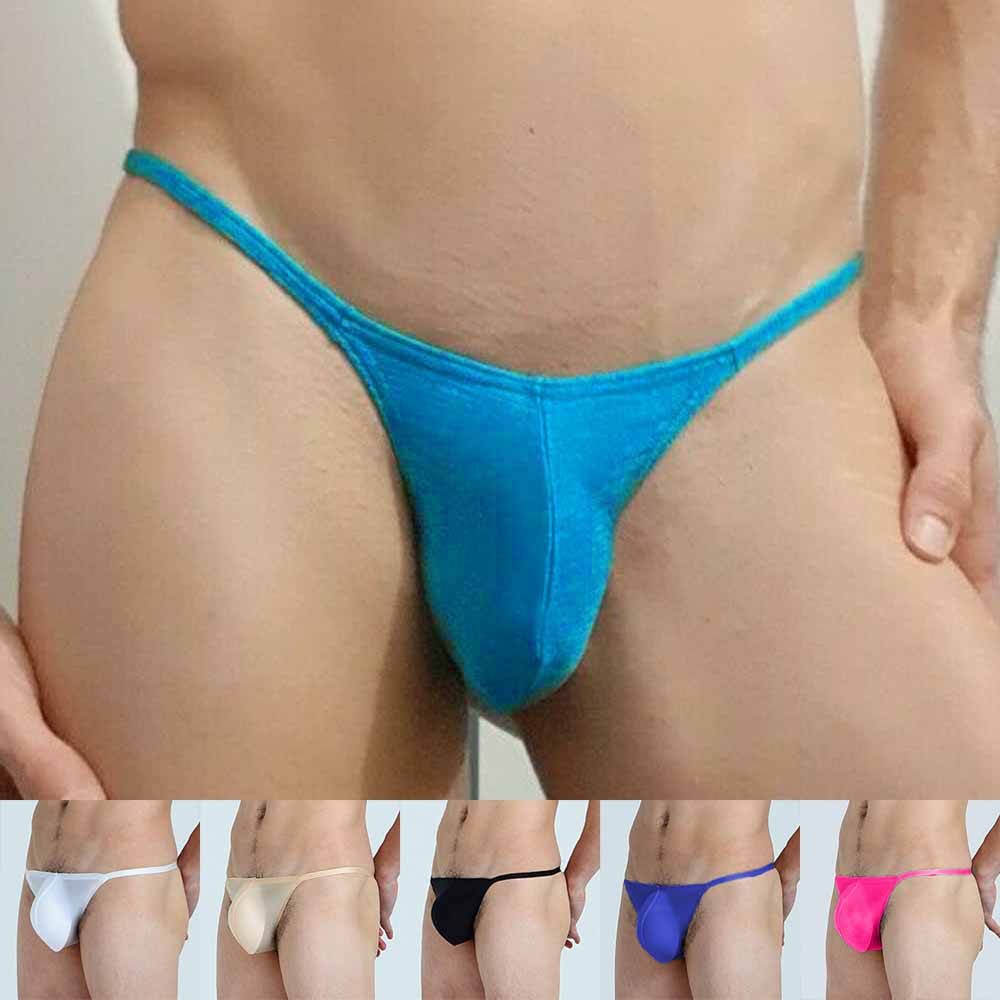 Momlove Men's Jockstrap Underwear Underpants Drawing Bikini String
