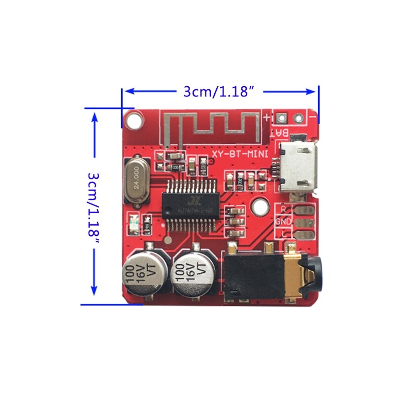 3.7-5V MP3 Bluetooth Lossless Decoder Board Car Stero Speaker Amplifier Module