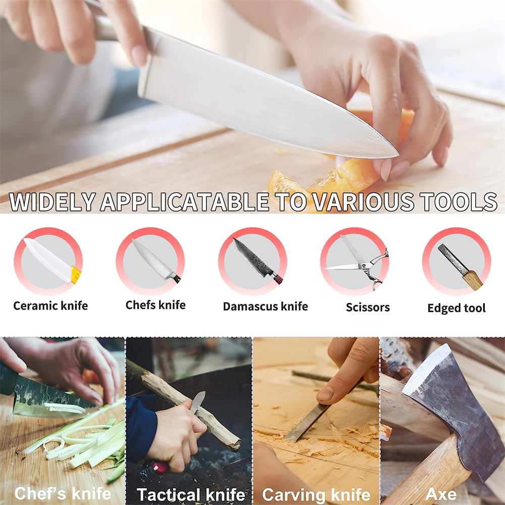 Honeycomb Type Whetstone Diamond Sharpener Double-Side Diamond Sharpening Stone #400/#600/#1000/#1200 Grit Cutter Chisel Planer Kitchen Grit Chef Cutlery Blades Grinding w/ Anti-skid Base