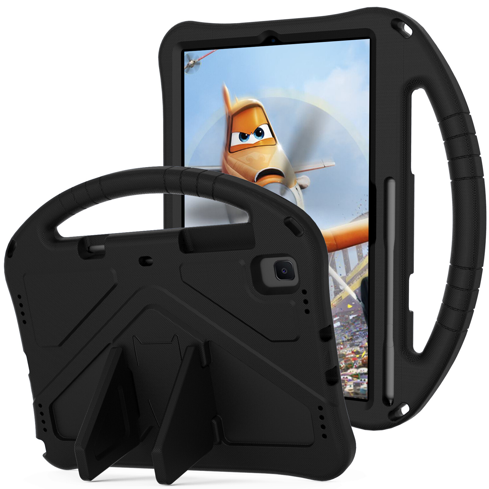 Kids Case for Samsung GALAXY Tab A7 10.4 inch SM-T500 T505 Tab S5e T720 T725 Tab S6 T860 T865 EVA kids Cover S6 Lite P610 P615 EVA shockproof tablet, Light Weight Shockproof Silicone Handle Stand Kids Friendly Case for Samsung Galaxy Tab