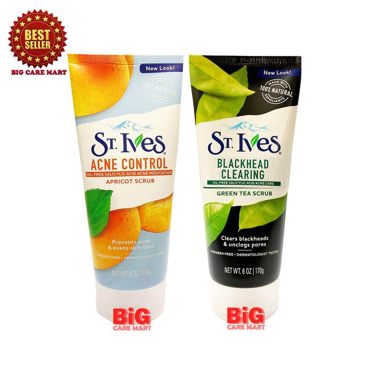 st ives blemish control green tea scrub
