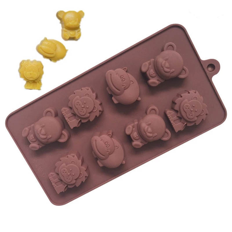 SHOOTHE Food Grade Silicone Chocolate Mold Kitchen Gadgets Baking Accessories Easy Cleaning Biscuits Cake Mould 1Pcs