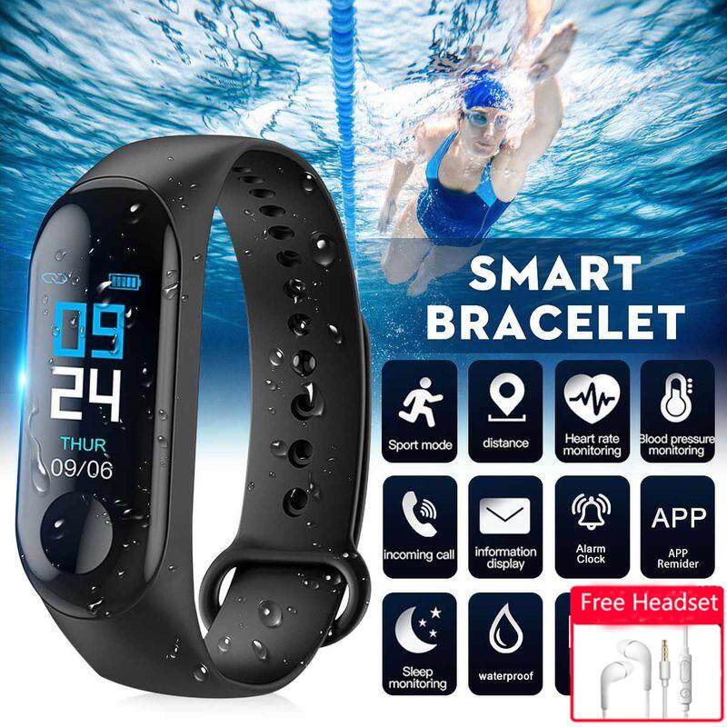 m3 smartwatch band fitness tracker