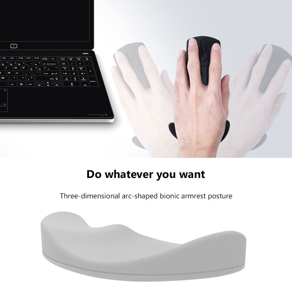 Tấm Lót Chuột Tấm Lót Chuột Tựa Cổ Tay Bằng Silicon Mềm Tiện Dụng Cho Game PC Máy Tính